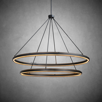 XINYUE Peralta Two-Tier Chandelier 60''