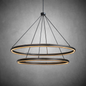 XINYUE Peralta Two-Tier Chandelier 60''