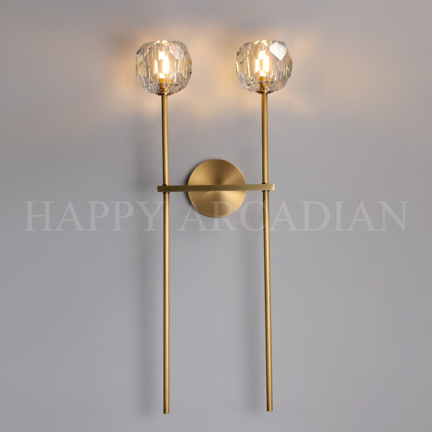 xinyue Lighting Bola De Crystal Ball Grand Double Wall Sconce