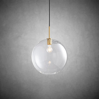 Luxury Utilitaire Globe Shade Pendant 8" 11" 14"