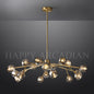 XINYUE Bola De Smoke Ball Round Chandelier 36"