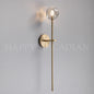 xinyue Lighting Bola De Long Style Clear Crystal Wall Sconces
