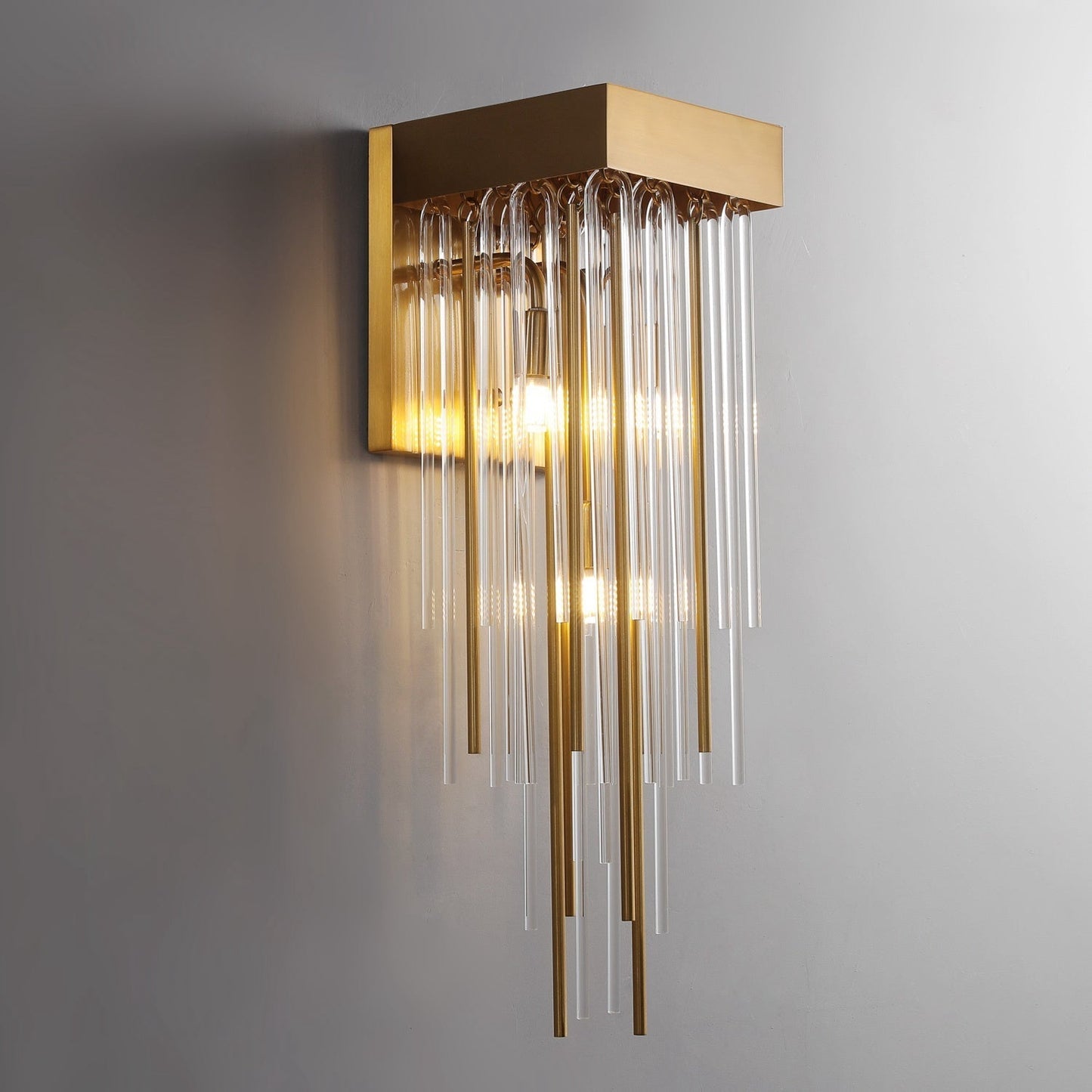 Siren Glass Brass Wall Sconce,Wall Lamps