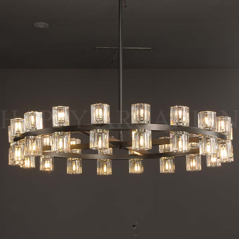 xinyue Lighting Harrison Round Chandelier 36" for Living room