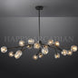 xinyue Lighting Bola De Clear Crystal Round Chandelier 60"