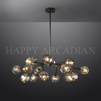 XINYUE Bola De Smoke Ball Round Chandelier 36"