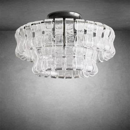 Ghiaccio Glass Flushmount