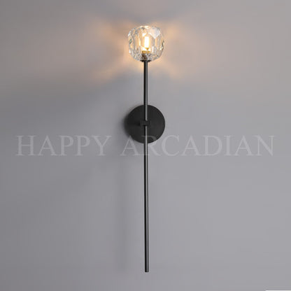 xinyue Lighting Bola De Long Style Clear Crystal Wall Sconces