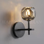 xinyue Lighting Bola De Short Style Smoke Crystal Wall Sconces