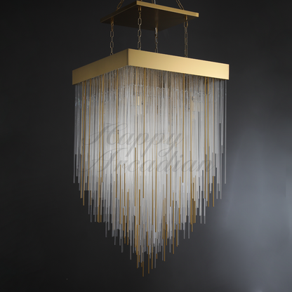 Siren Series Elegant Glass Chandelier Fixture Living Room