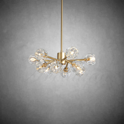 xinyue Bola De Crystal Round Chandelier 24"