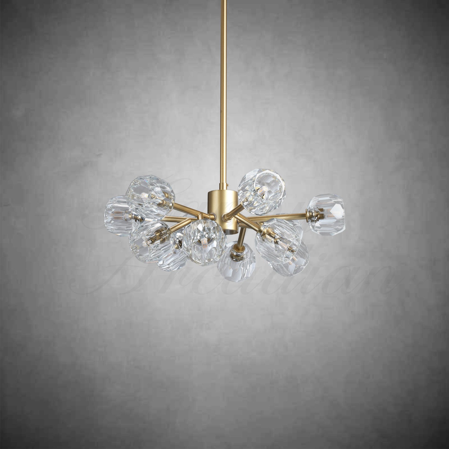 xinyue Bola De Crystal Round Chandelier 24"