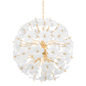 Zoey Flower Glass Ball Pendant Chandelier