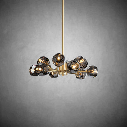 XINYUE Bola De Smoke Ball Round Chandelier 36"