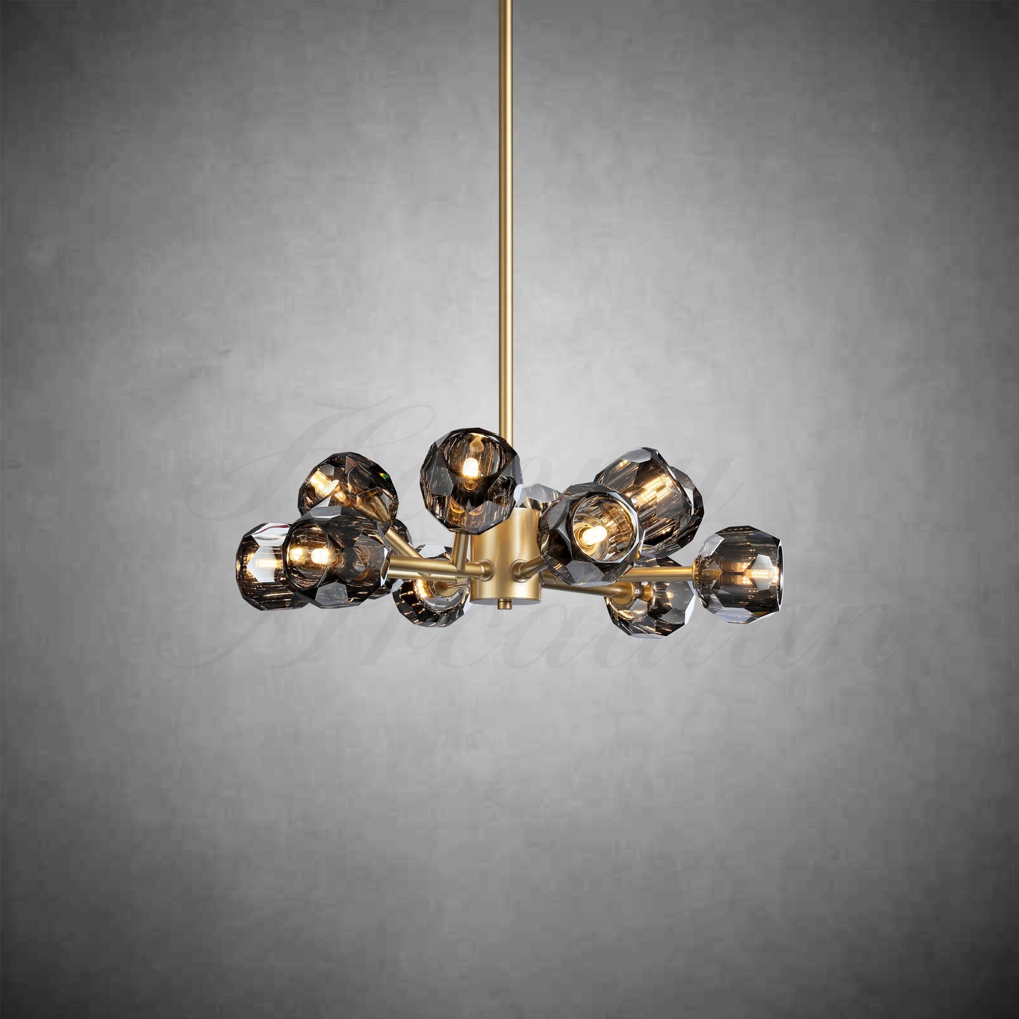 xinyue Bola De Crystal Round Chandelier 24"