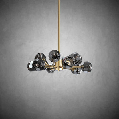 XINYUE Bola De Smoke Ball Round Chandelier 36"