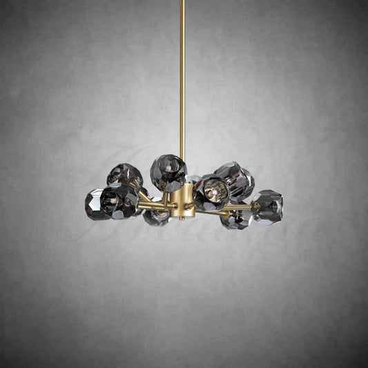 XINYUE Bola De Smoke Ball Round Chandelier 36"