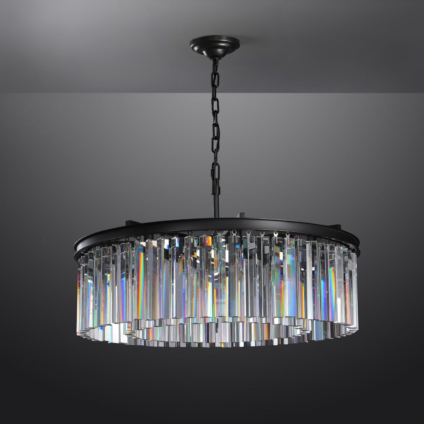 Miria K9 Crystal Round Chandelier 32"