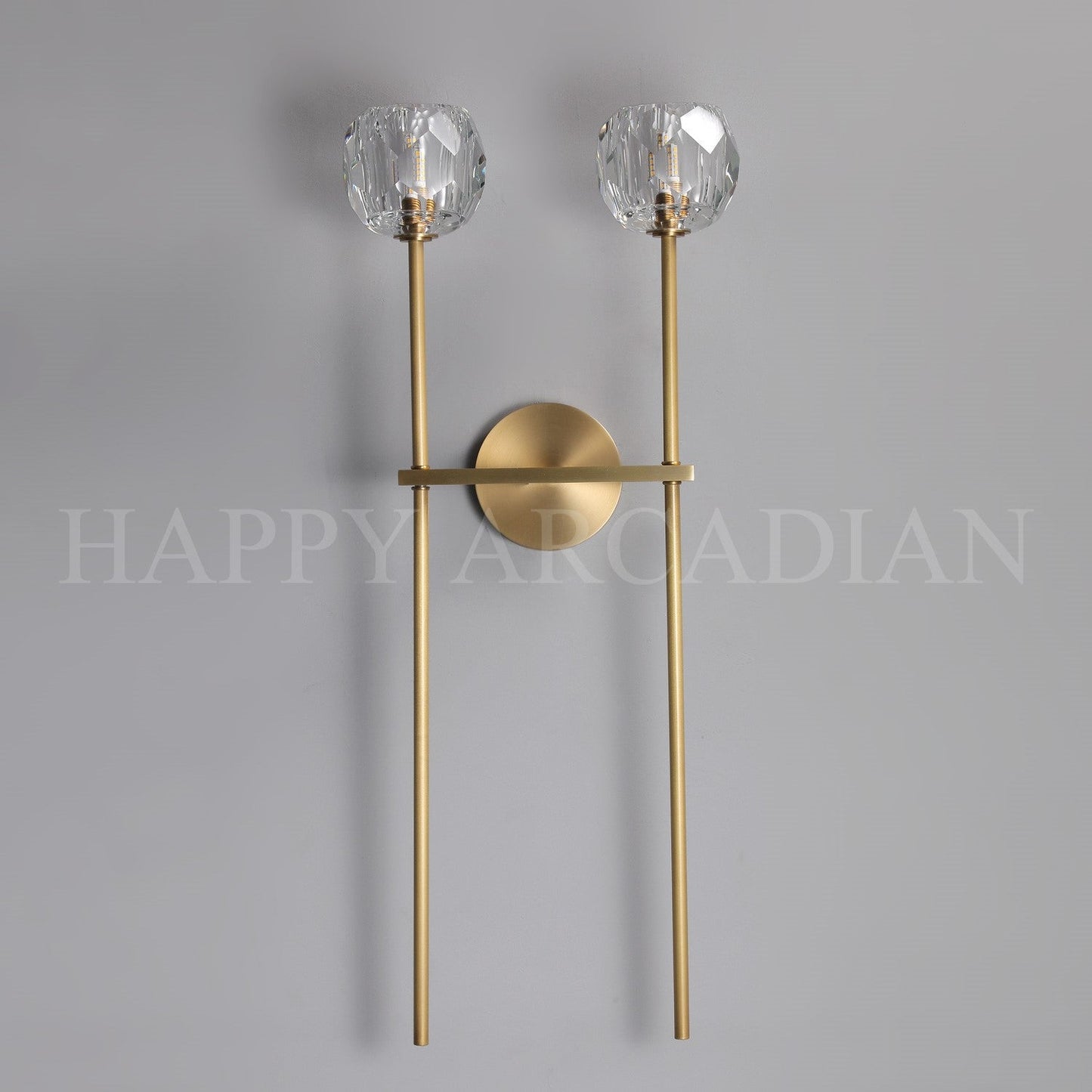 xinyue Lighting Bola De Crystal Ball Grand Double Wall Sconce
