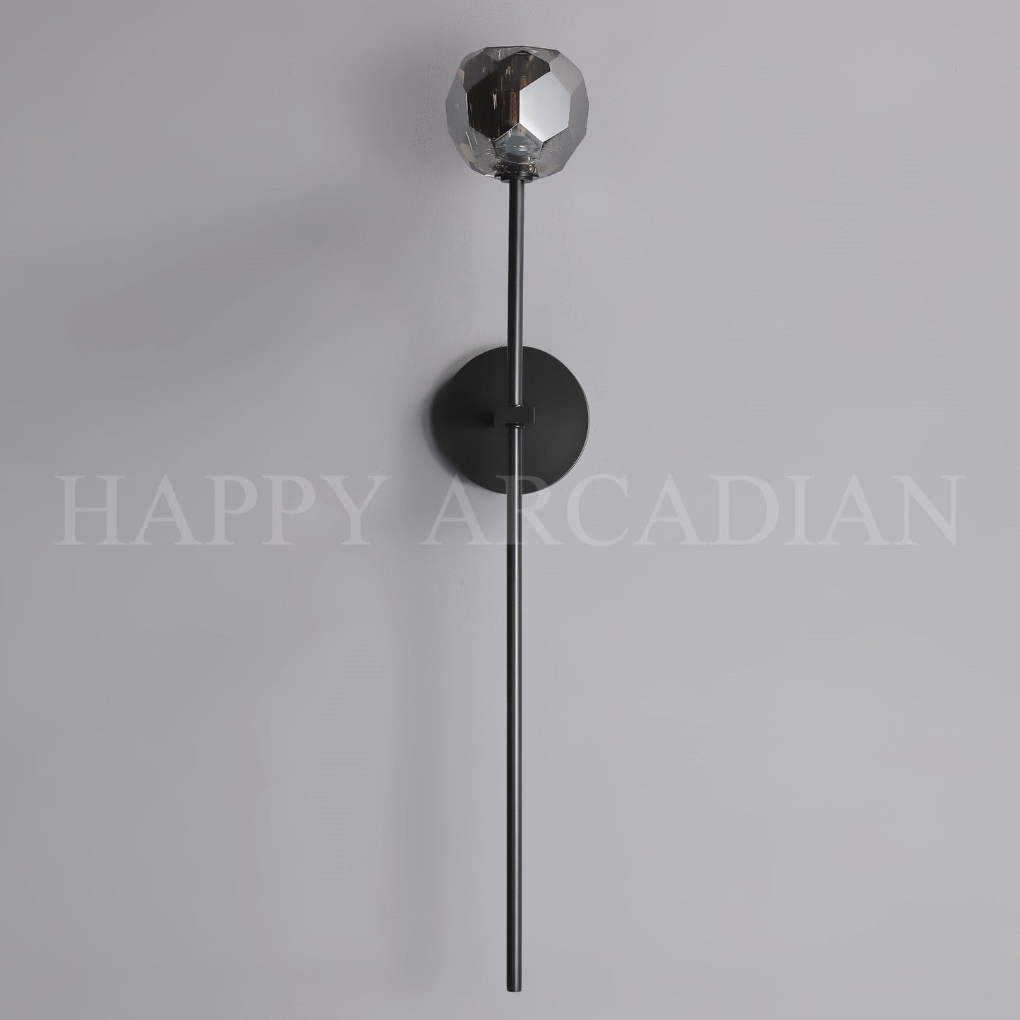 xinyue Lighting Bola De Long Style Smoke Crystal Wall Sconces