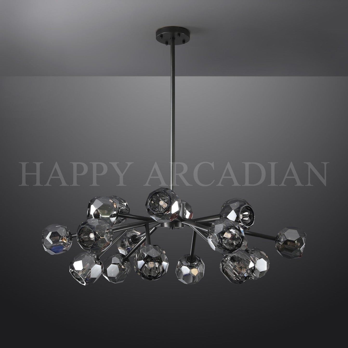 XINYUE Bola De Smoke Ball Round Chandelier 36"