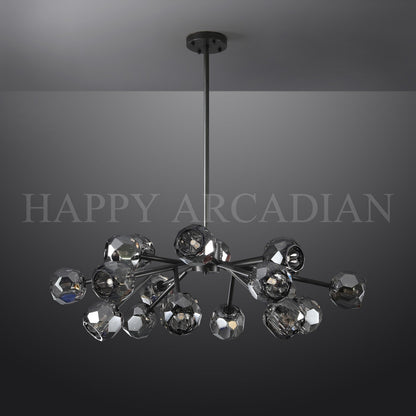 XINYUE Bola De Smoke Ball Round Chandelier 36"