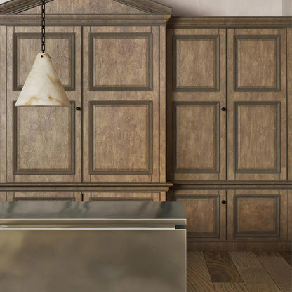 Contemporary Casey Large Alabaster Pendant Light For Kitchen Island, Living Room