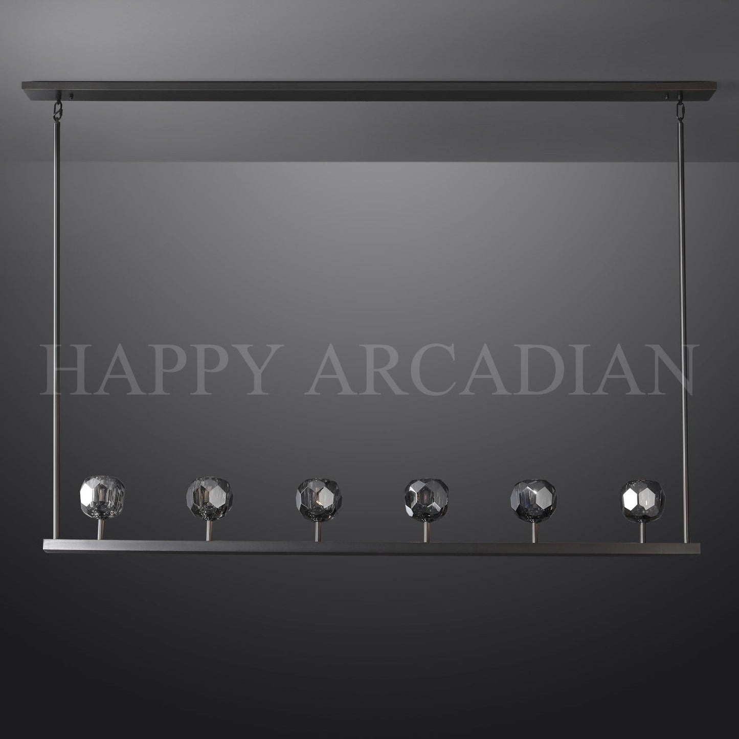 xinyue Lighting Bola De Modern Cristal Crystal Linear Chandelier 60"