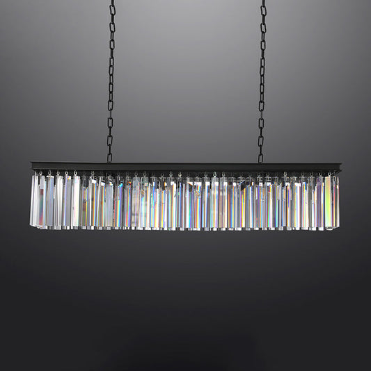 Miria K9 Crystal Rectangular Chandelier 59"