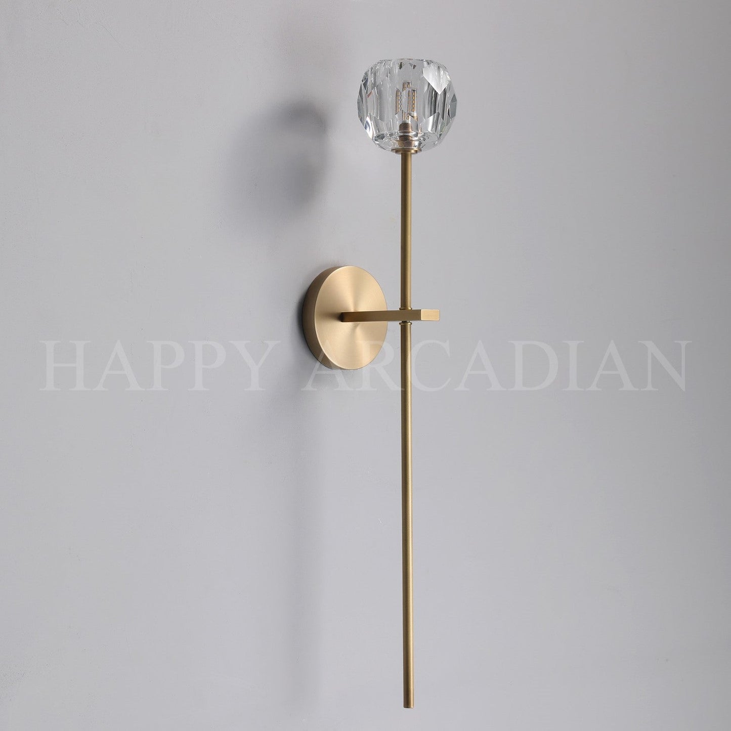 xinyue Lighting Bola De Long Style Clear Crystal Wall Sconces