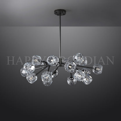 xinyue Bola De Crystal Round Chandelier 24"
