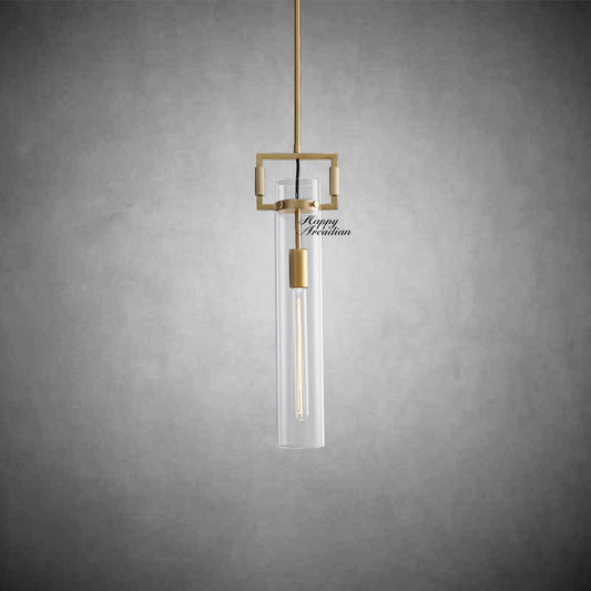 Machinist Glass Cylinder Pendant