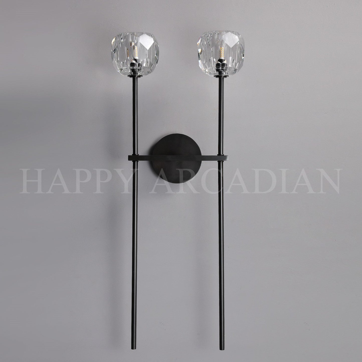 xinyue Lighting Bola De Crystal Ball Grand Double Wall Sconce