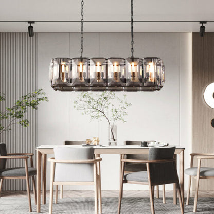 xinyue Lighting Crystal Rectangular Chandelier