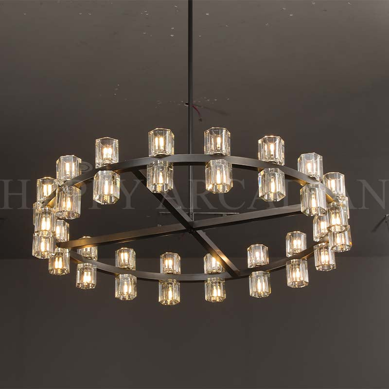 xinyue Lighting Harrison Round Chandelier 36" for Living room