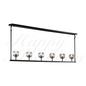 xinyue Bola De Clear Cristal Linear Chandelier 48"