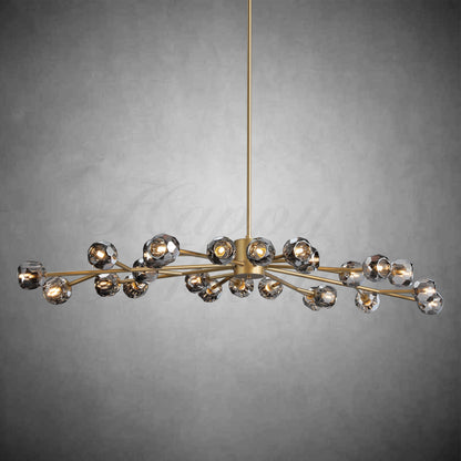 xinyue Lighting  Bola De Clear Crystal Round Chandelier 72"
