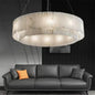 Arlene Alabaster 2-Tier Round Chandelier Lighting