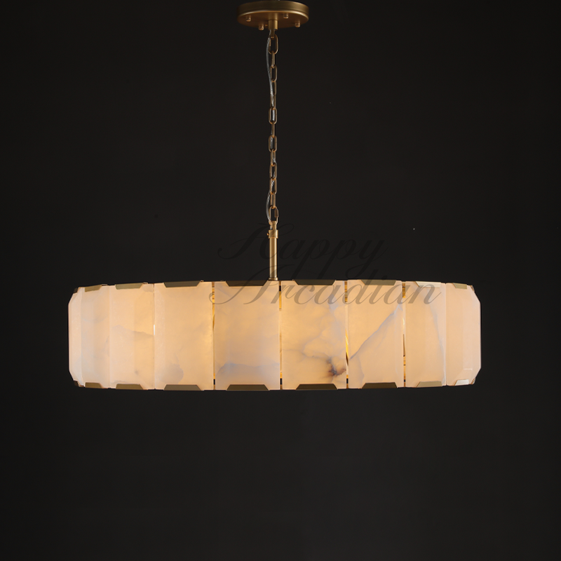 xinyue Calcite Round Chandelier