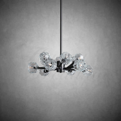 xinyue Bola De Crystal Round Chandelier 24"