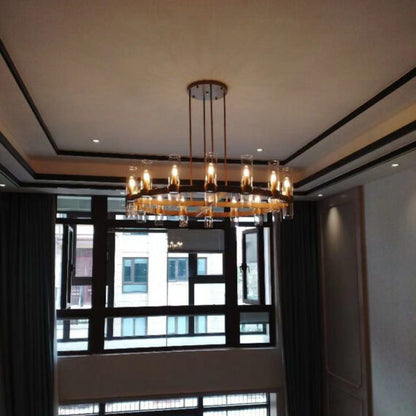 xinyue Lighting Rebecca Round Chandelier 60″, 20-Lights