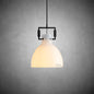 Echo Milk Glass Cloche Pendant