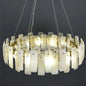 August alabaster Round chandelier