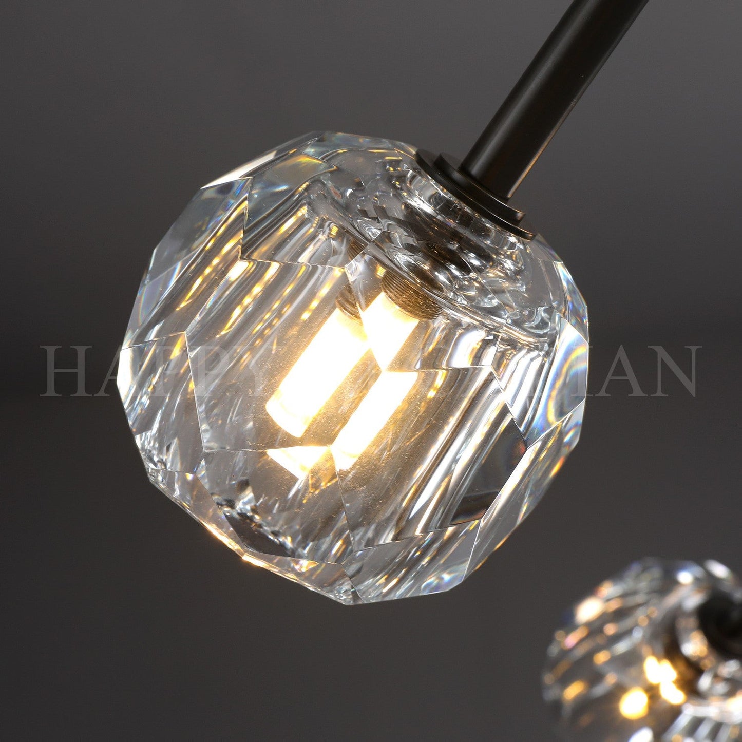 xinyue Lighting  Bola De Clear Crystal Round Chandelier 72"