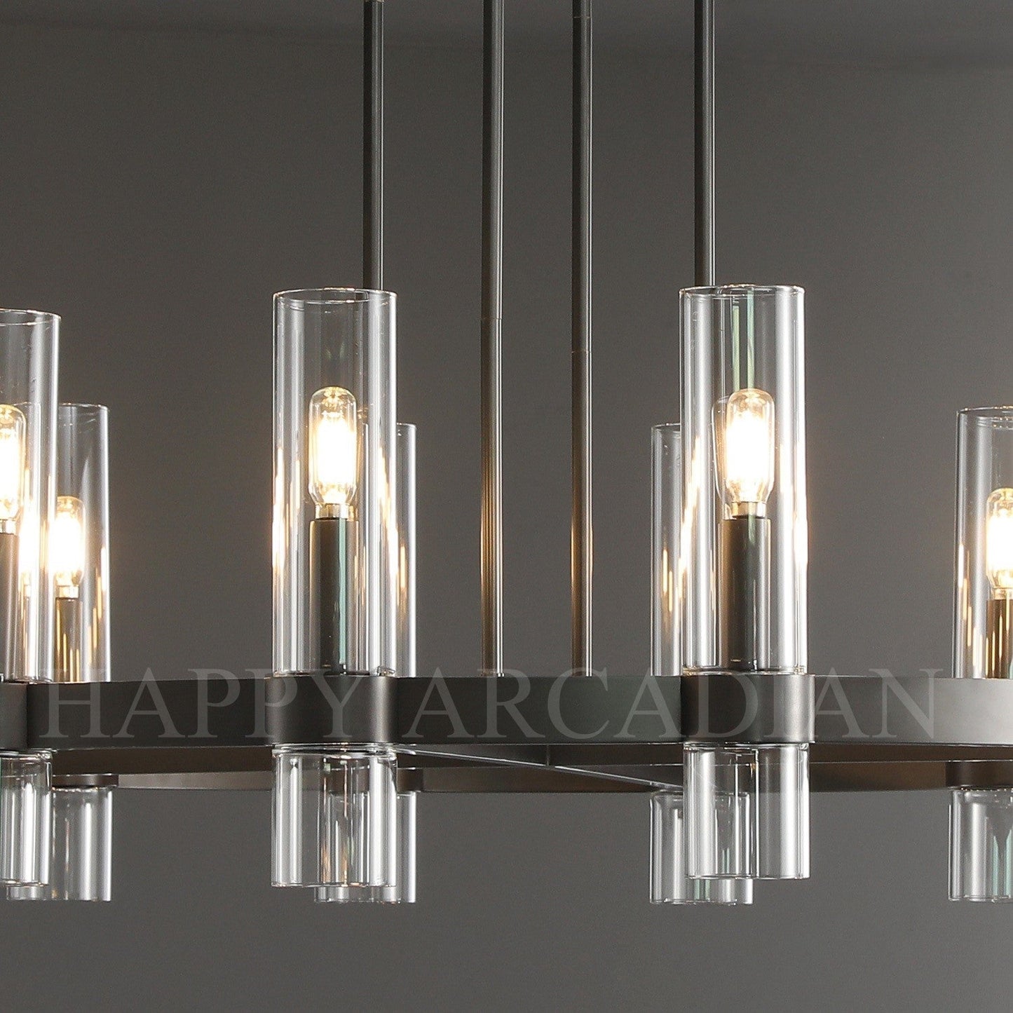xinyue Lighting Rebecca Round Chandelier 36″, 12-Lights