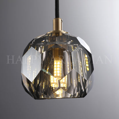 xinyue Bola De Crystal Round Cluster Chandelier 14" 19''