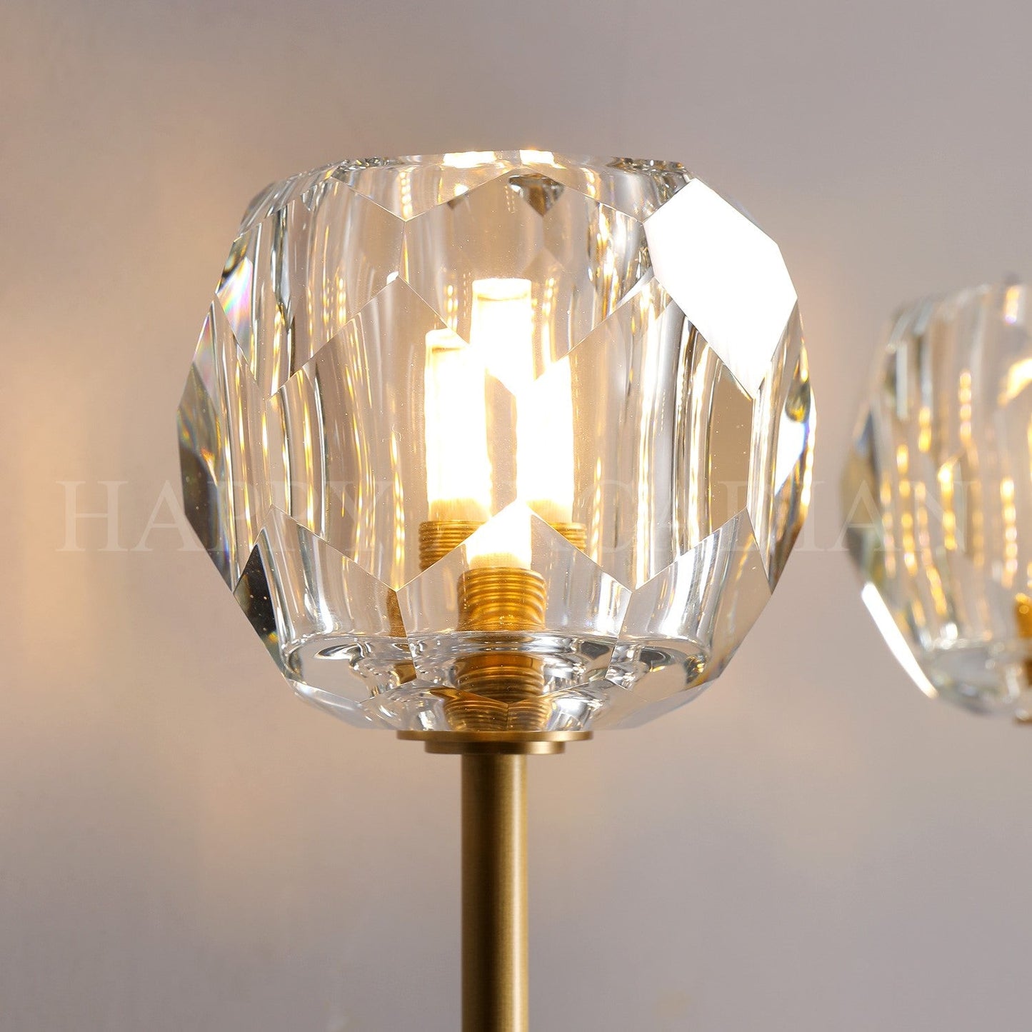 xinyue Lighting Bola De Crystal Ball Grand Double Wall Sconce
