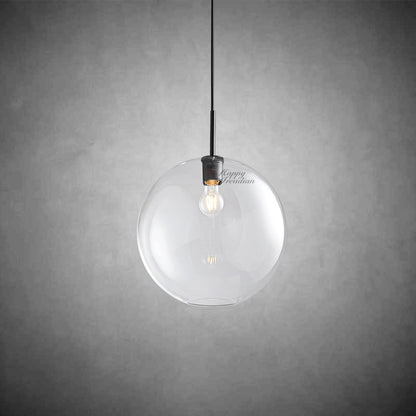 Luxury Utilitaire Globe Shade Pendant 8" 11" 14"