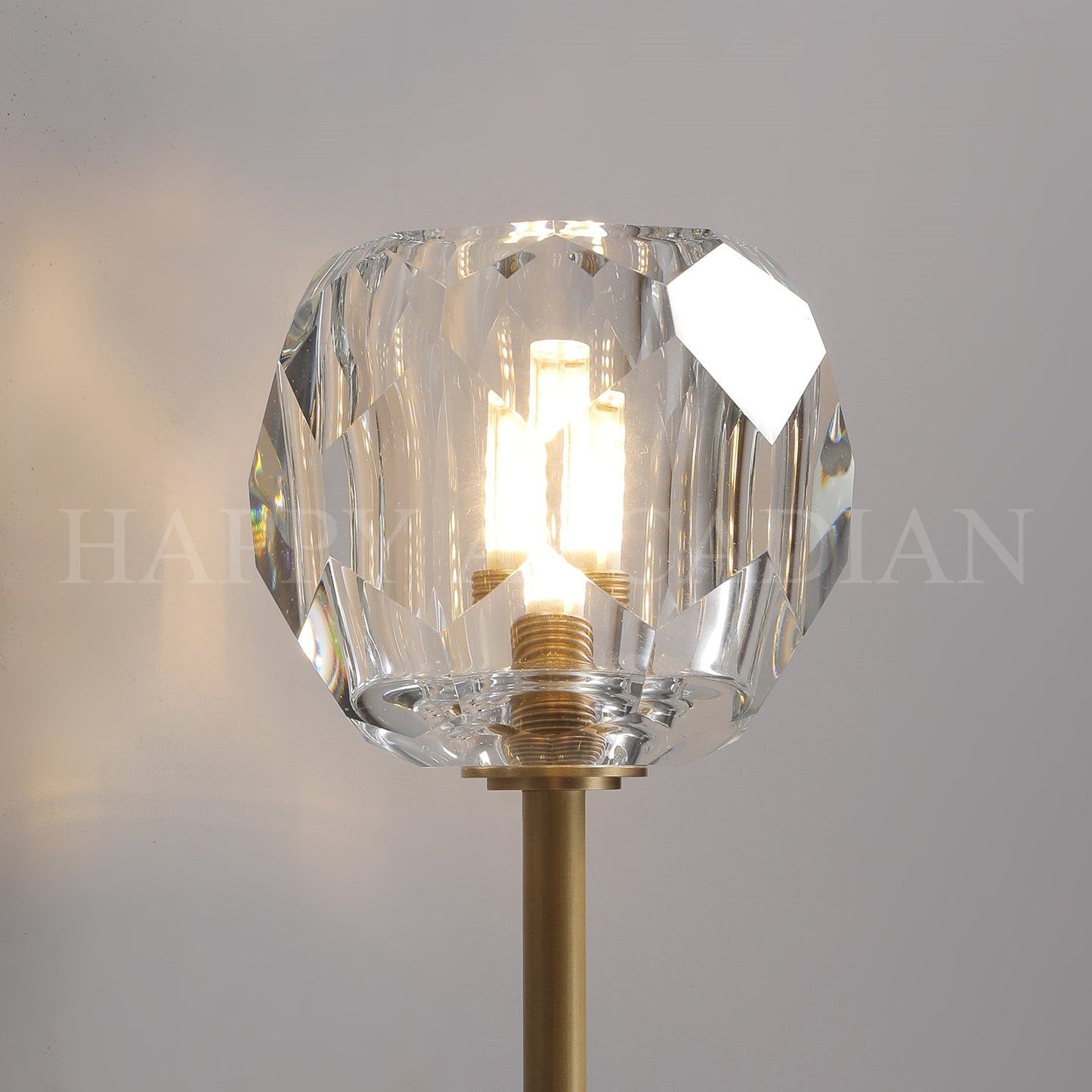 xinyue Lighting Bola De Long Style Clear Crystal Wall Sconces