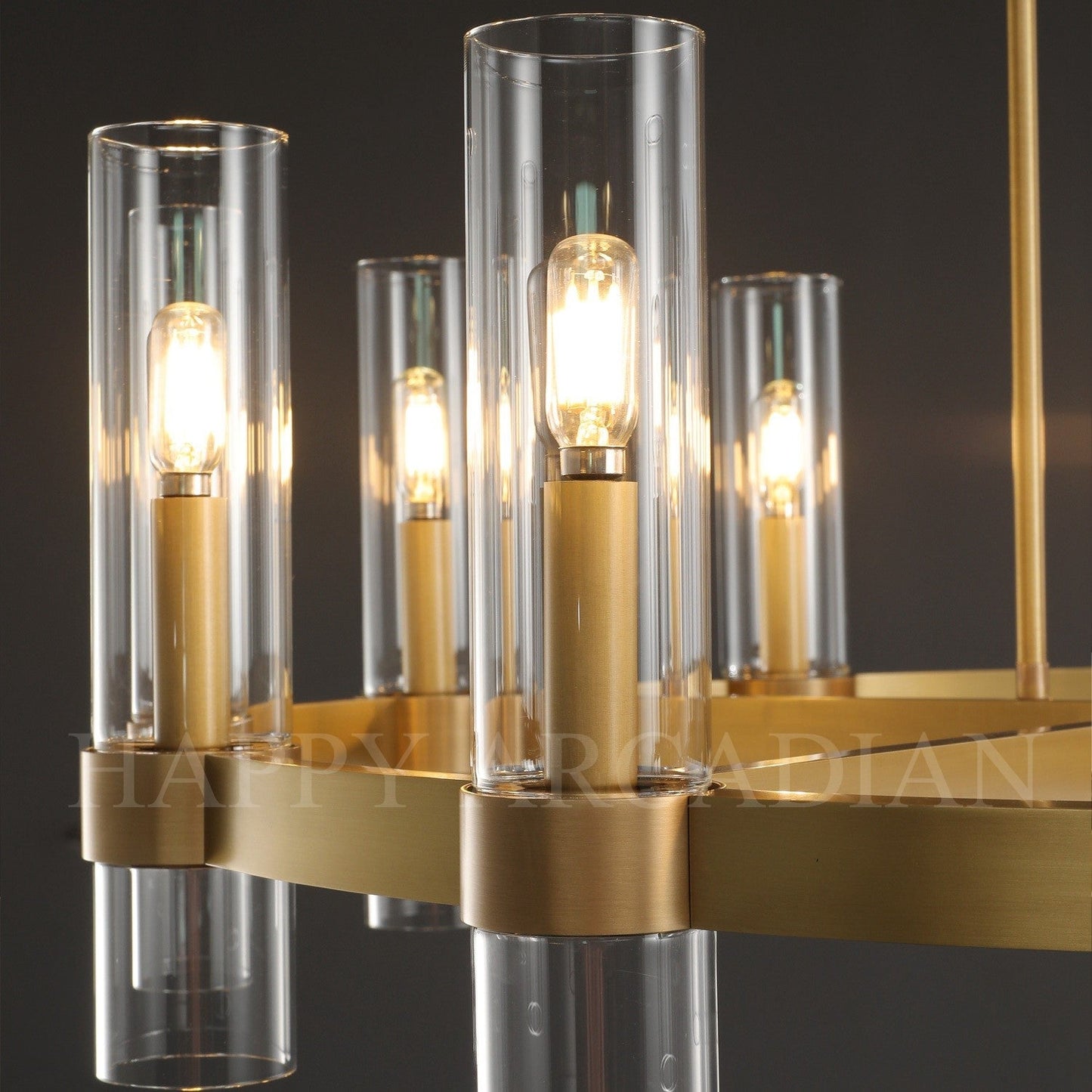 xinyue Lighting Rebecca Round Chandelier 36″, 12-Lights